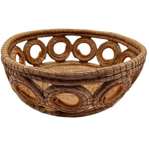 coushatta pine needle basket Bred Basket Cottage Core
